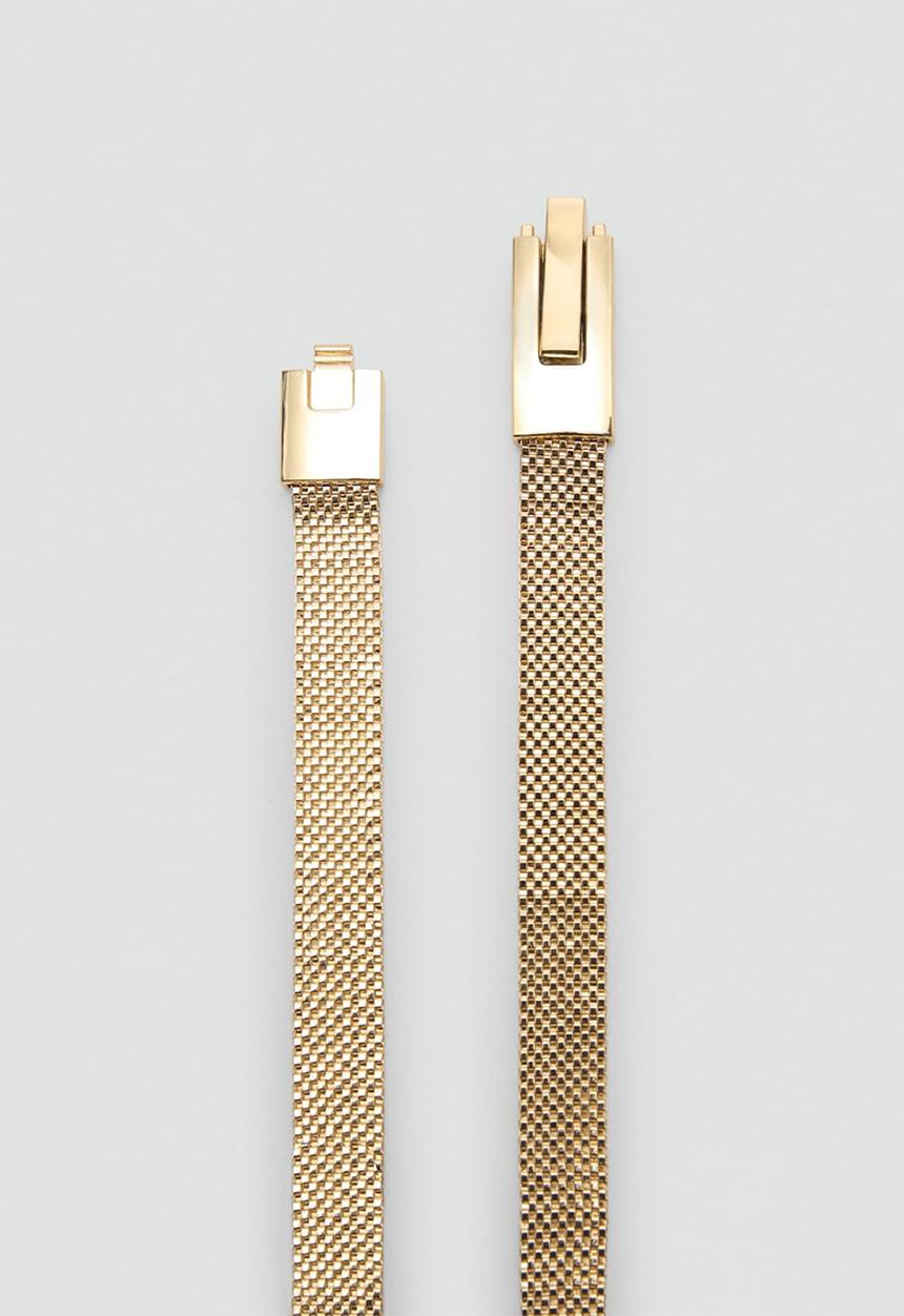 MANGO - Tomy belt - gold