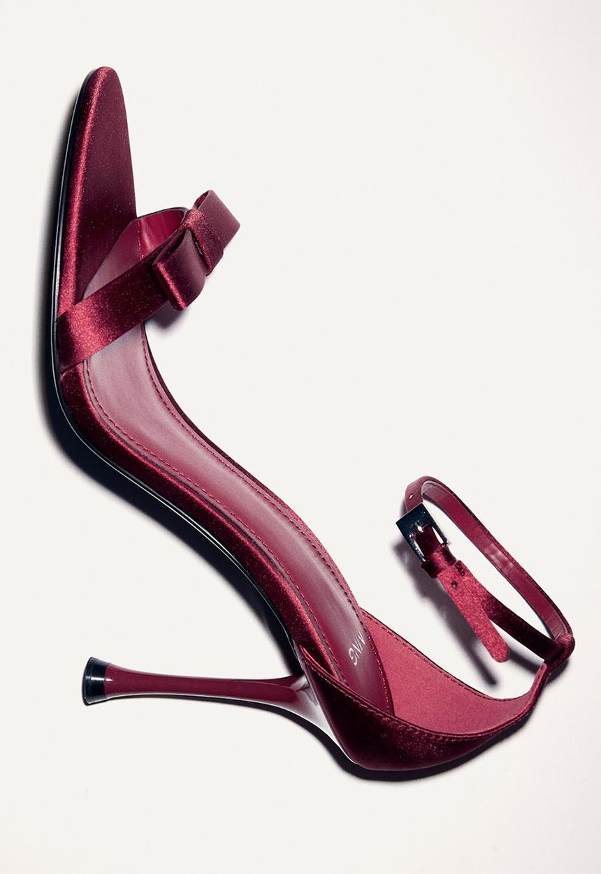 MANGO - Cosmo heel - red