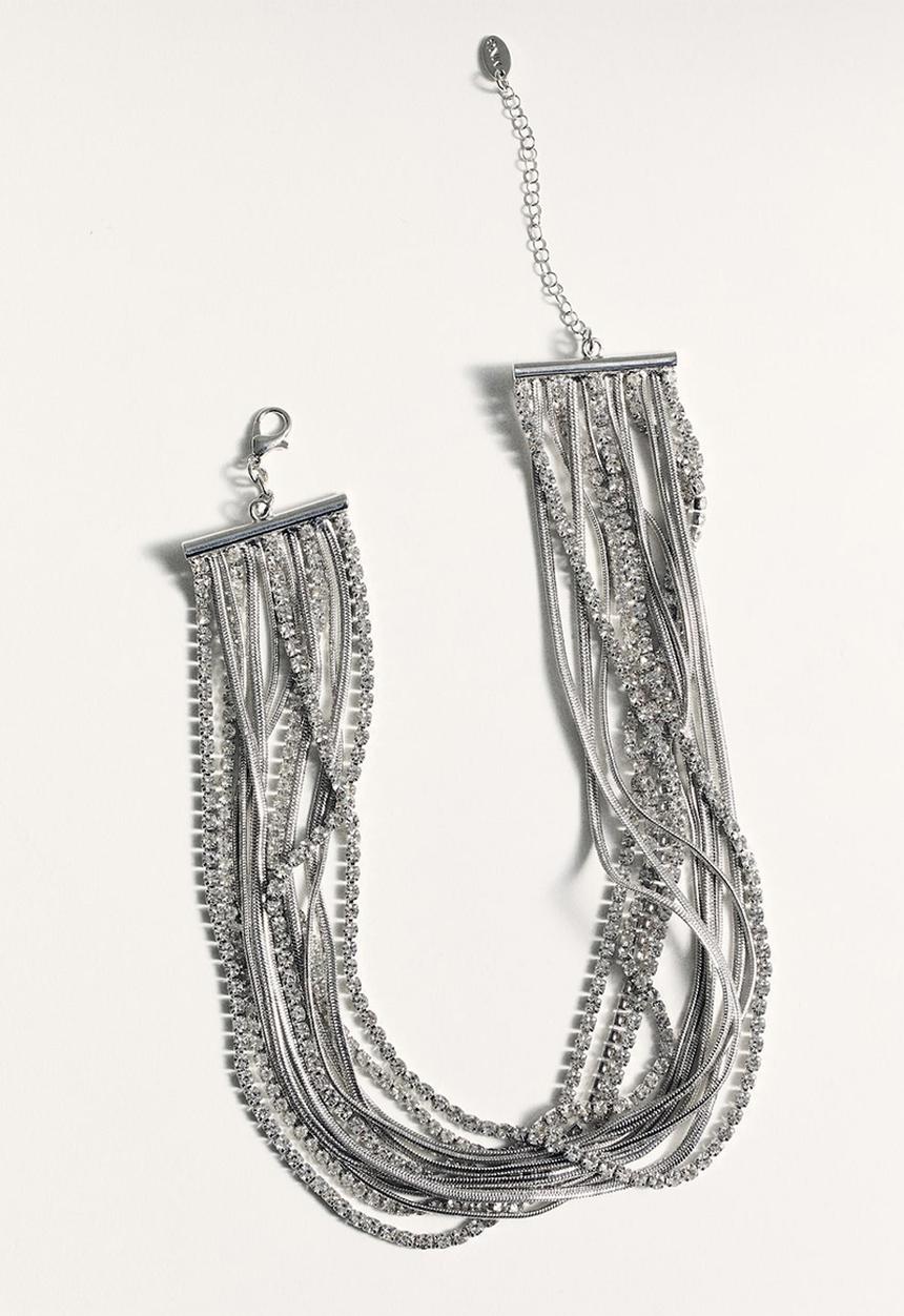 MANGO - Nina  necklace - silver