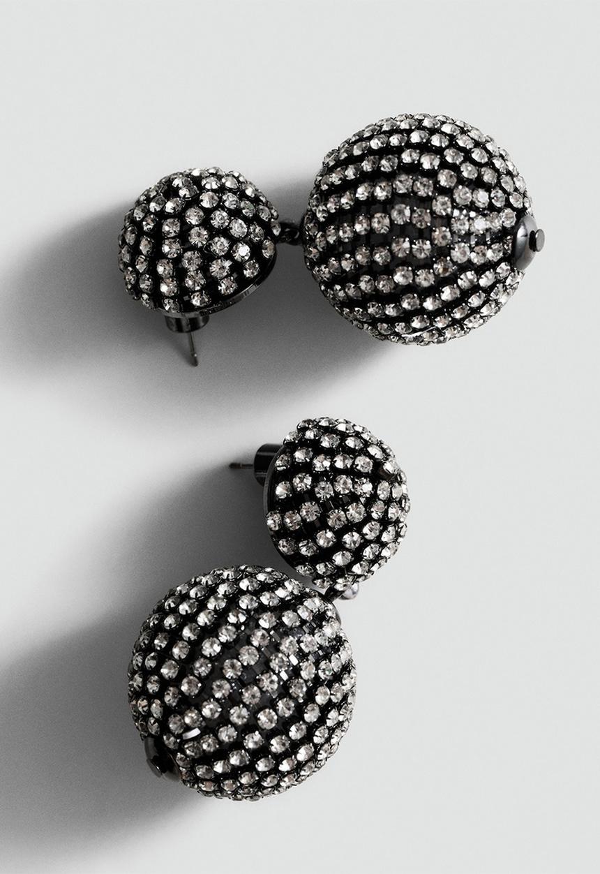 MANGO - Nicole earrings - silver