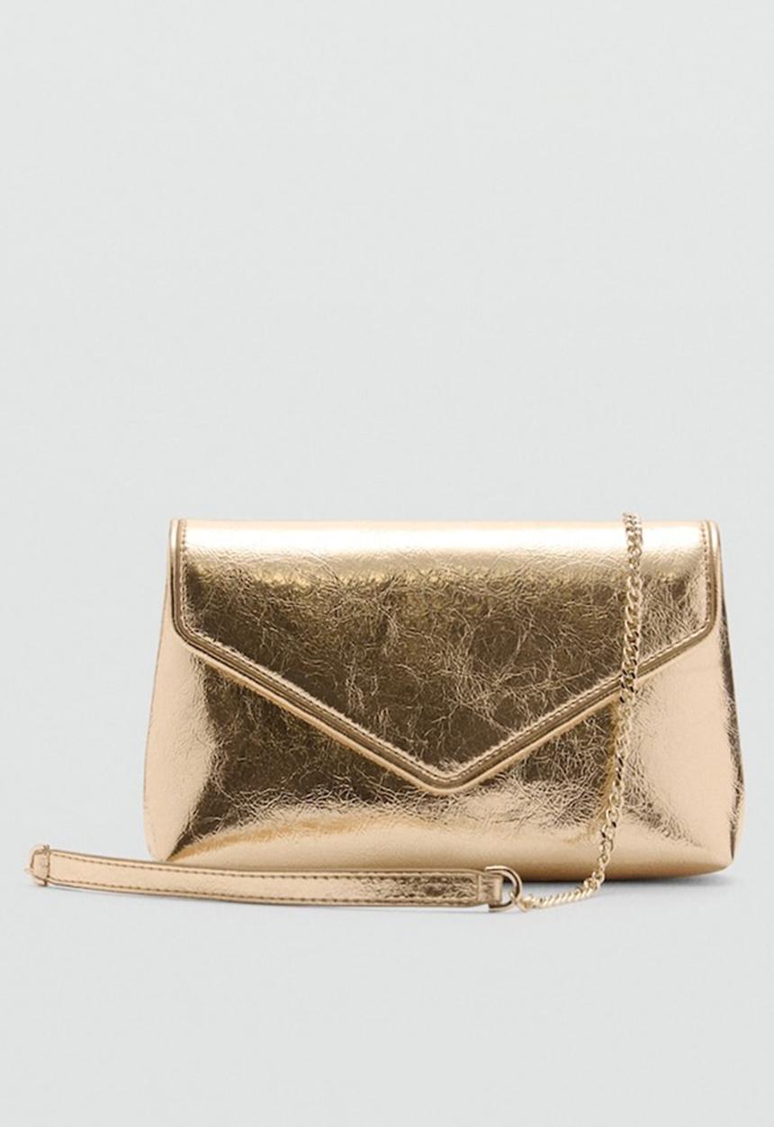 MANGO - Eugenia crossbody bag - gold