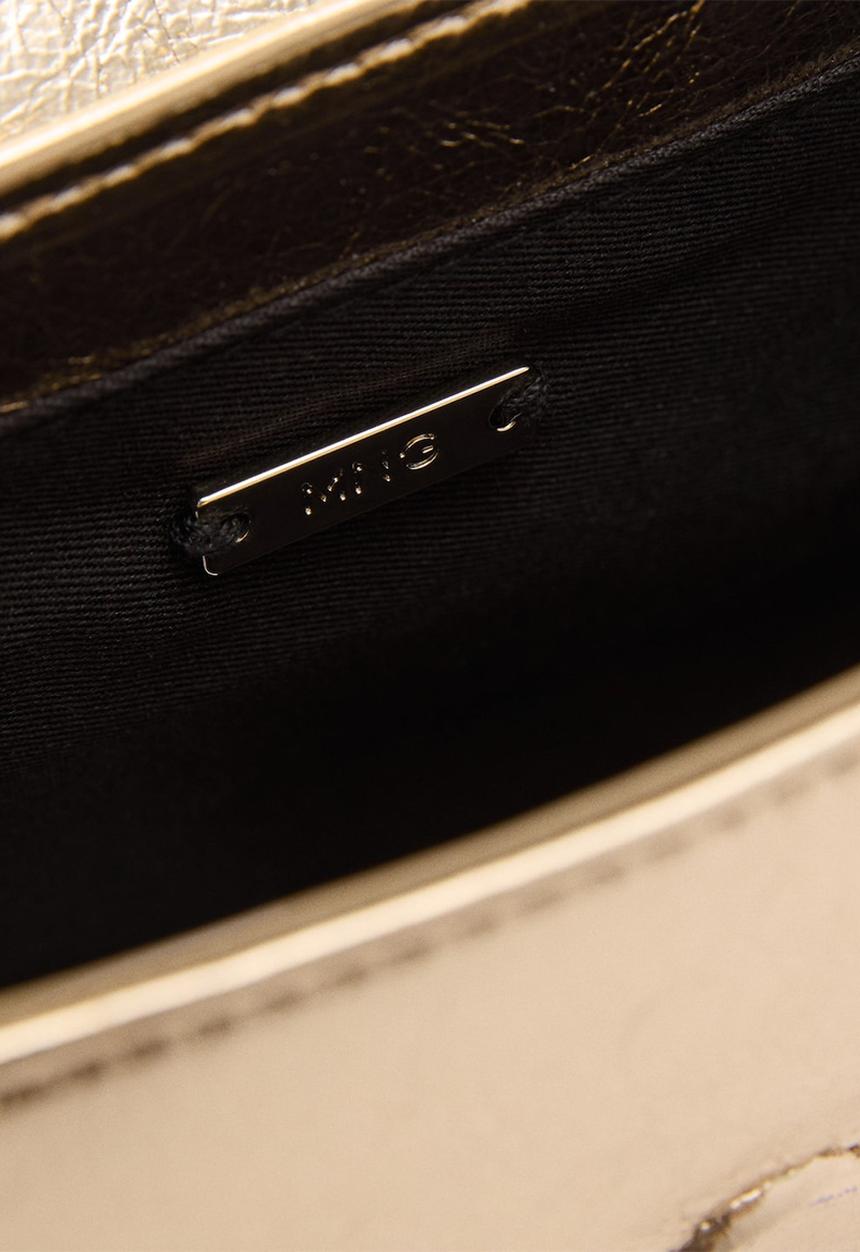 MANGO - Eugenia crossbody bag - gold