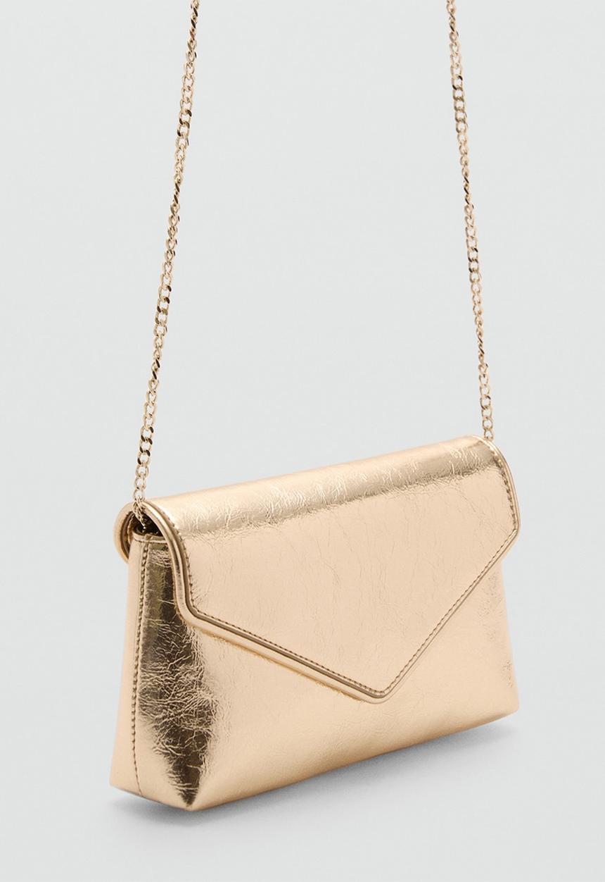 MANGO - Eugenia crossbody bag - gold