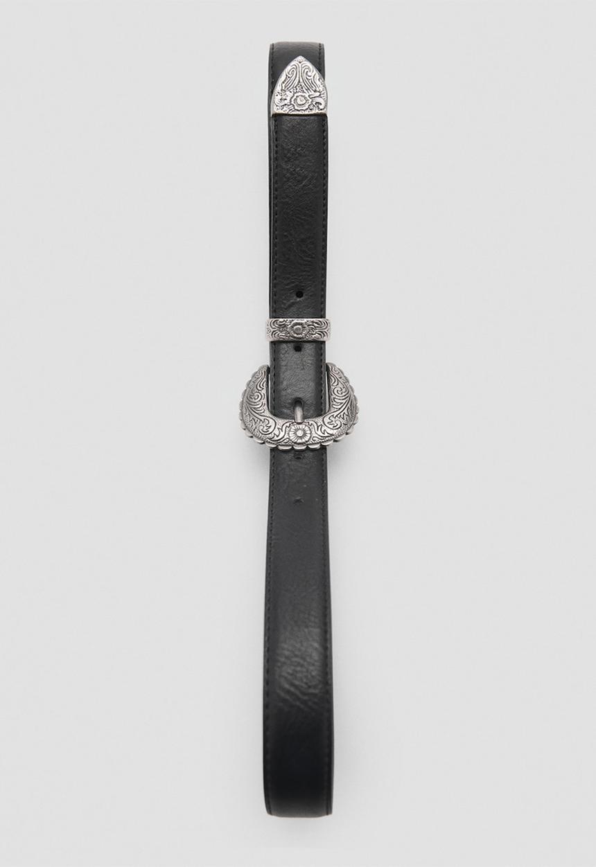 MANGO - Belt nolan  - black