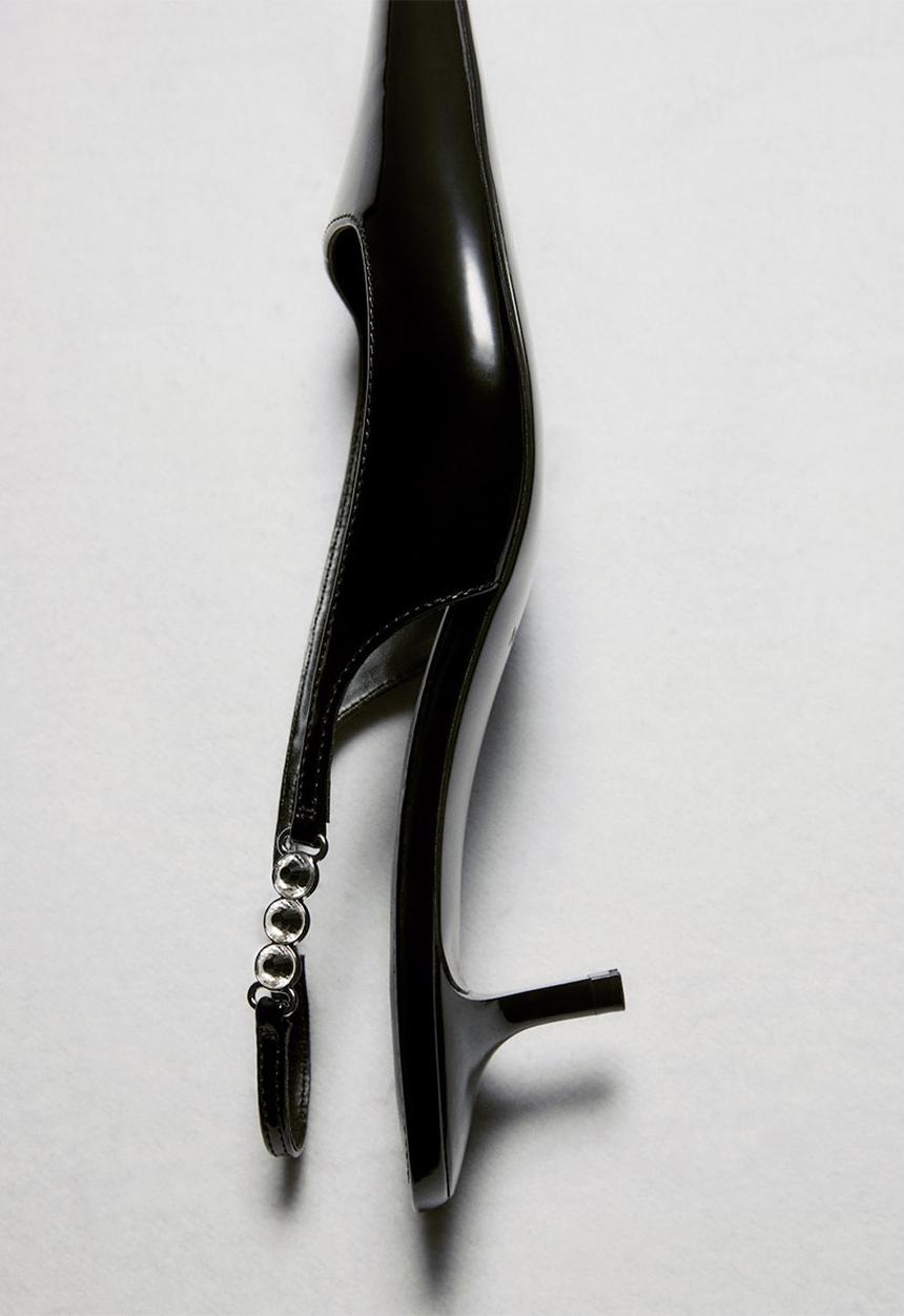 MANGO - Solei heel - black