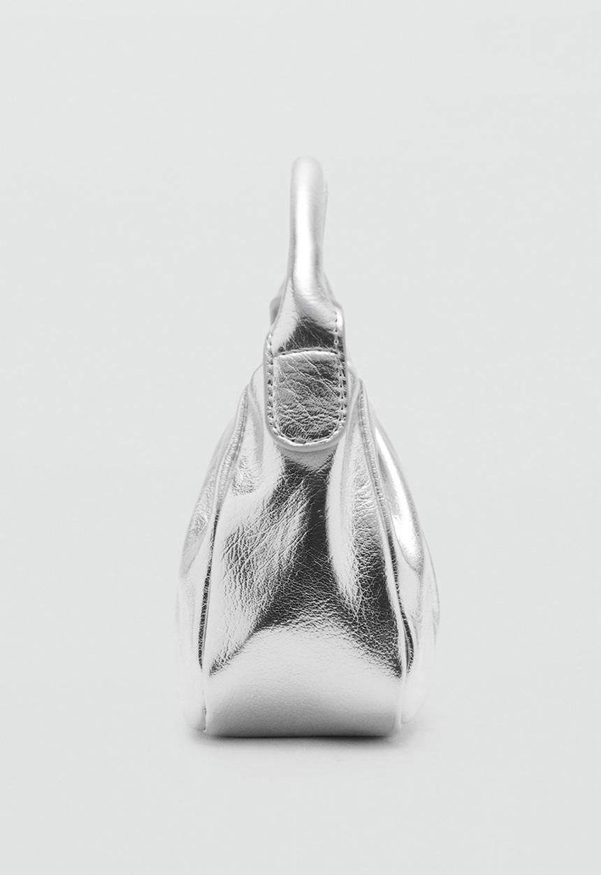 MANGO - Leon crossbody bag - silver
