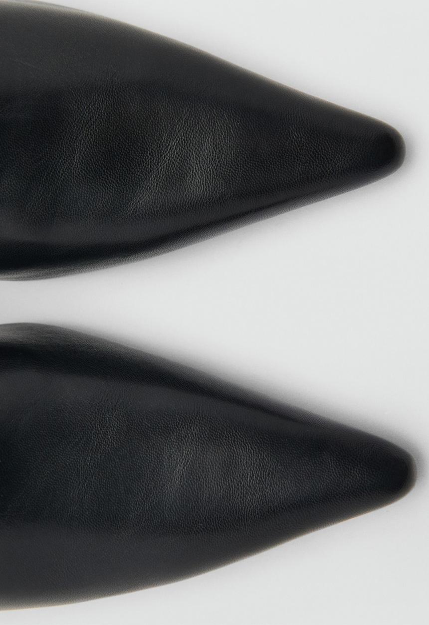 MANGO - Zip ankle boot - black