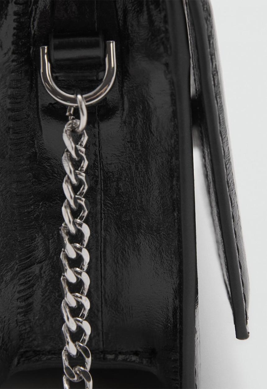 MANGO - Rain crossbody bag - black