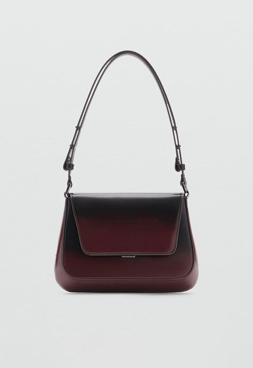 MANGO - Bag m degrade - bordeaux