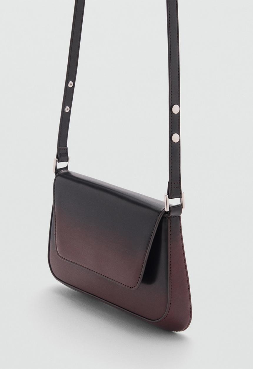 MANGO - Bag m degrade - bordeaux