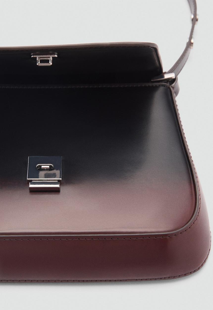 MANGO - Bag m degrade - bordeaux