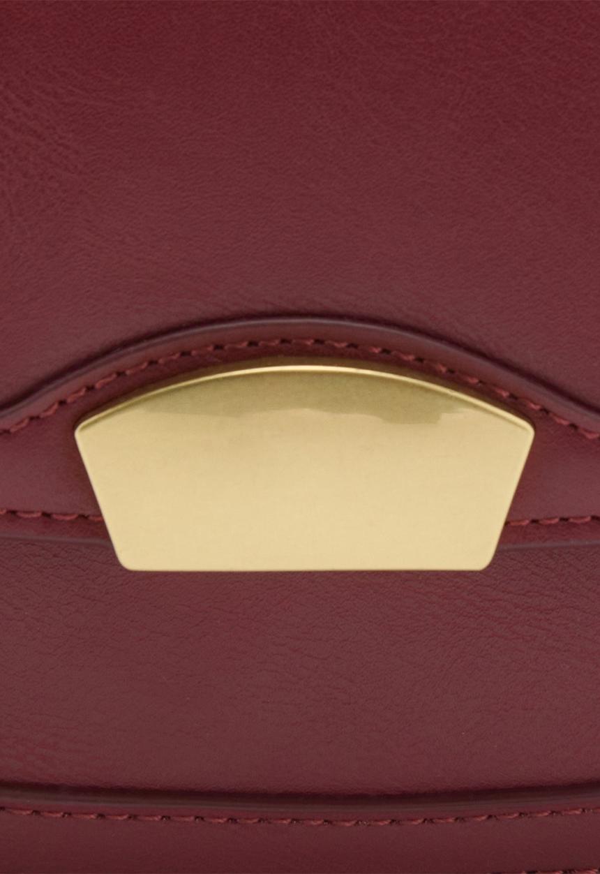 MANGO - Bag i lyrata - maroon