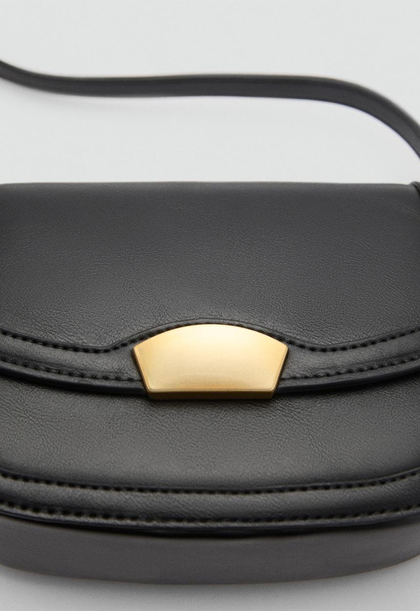 MANGO - Bag i lyrata - black
