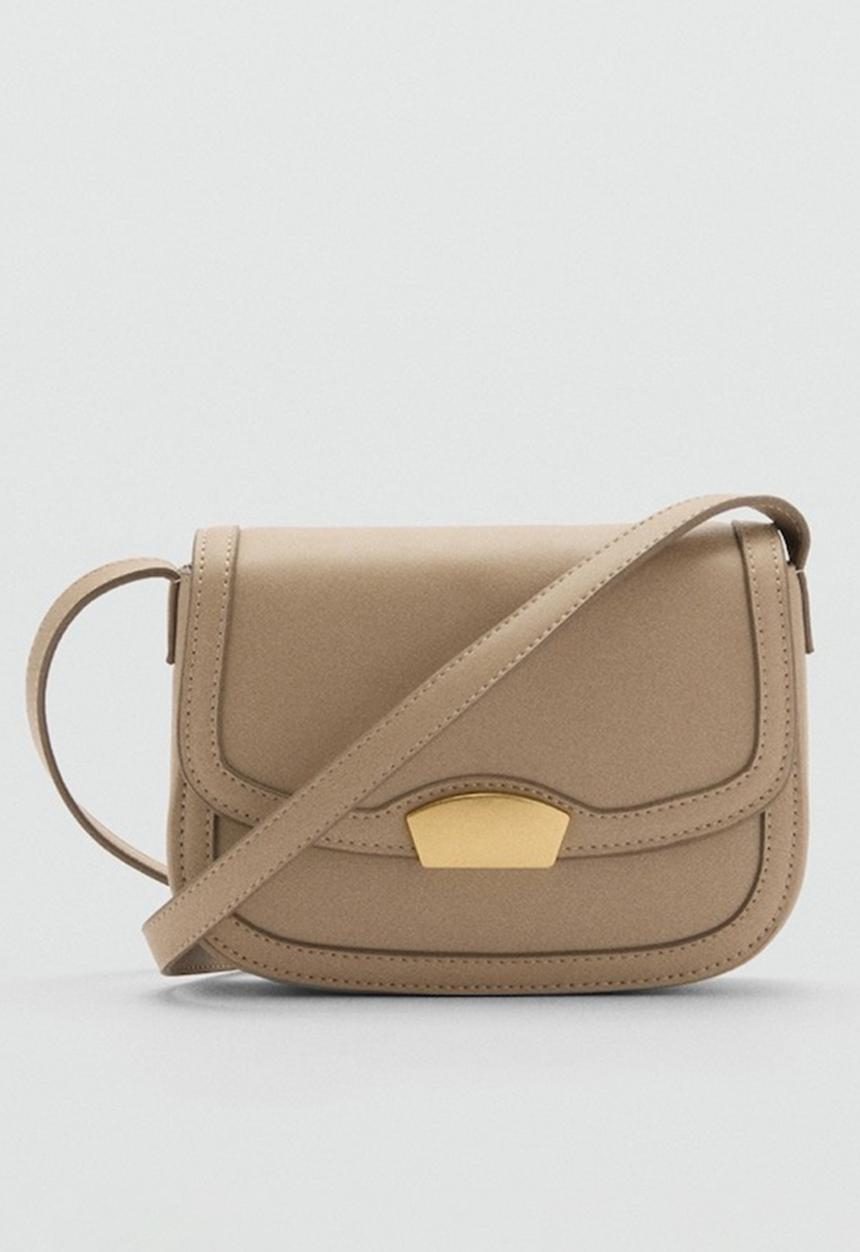 MANGO - Lyrata crossbody bag - light brown