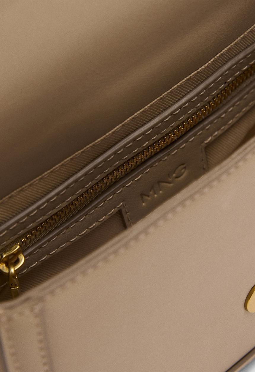 MANGO - Lyrata crossbody bag - light brown
