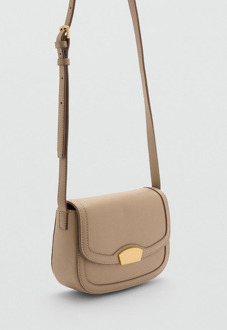 MANGO - Lyrata crossbody bag - light brown
