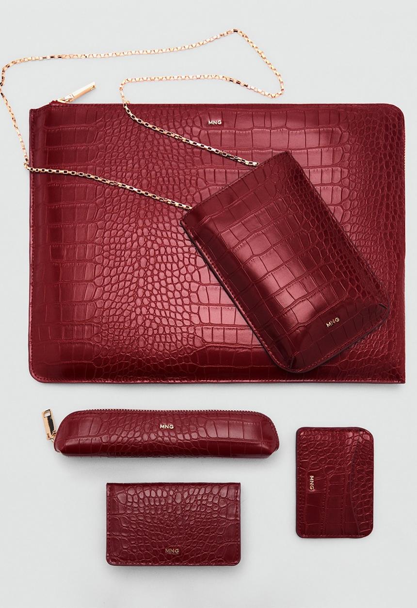 MANGO - Wallet mch leonor - red