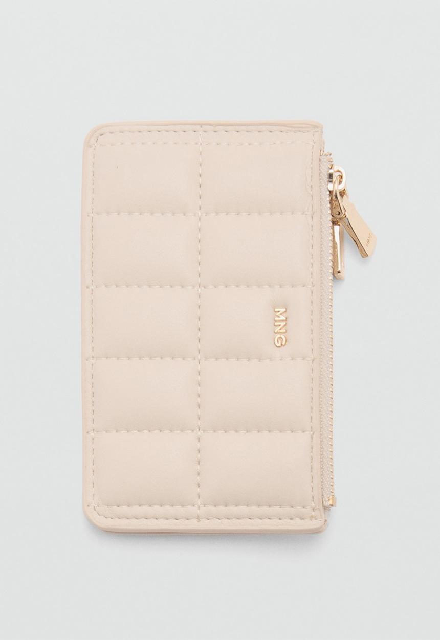 MANGO - Purse praline - natural