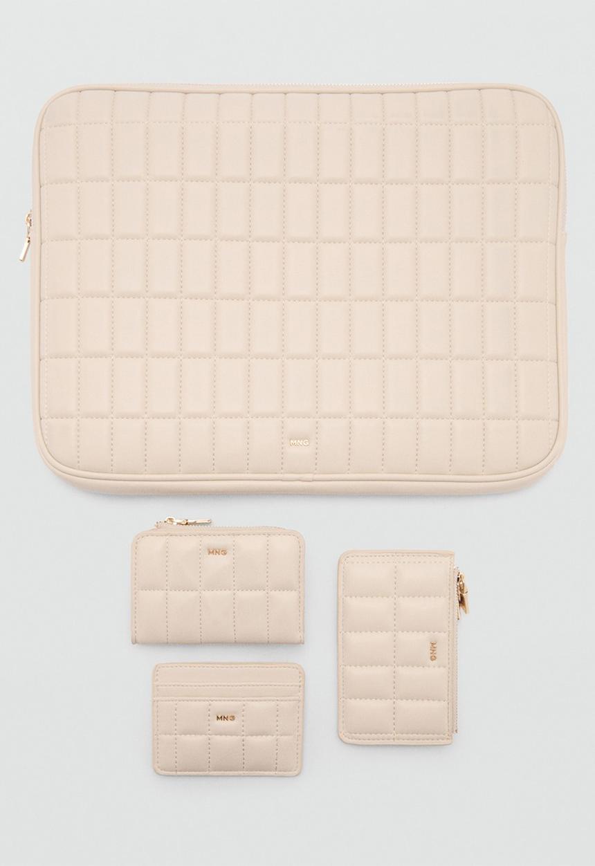 MANGO - Purse praline - natural