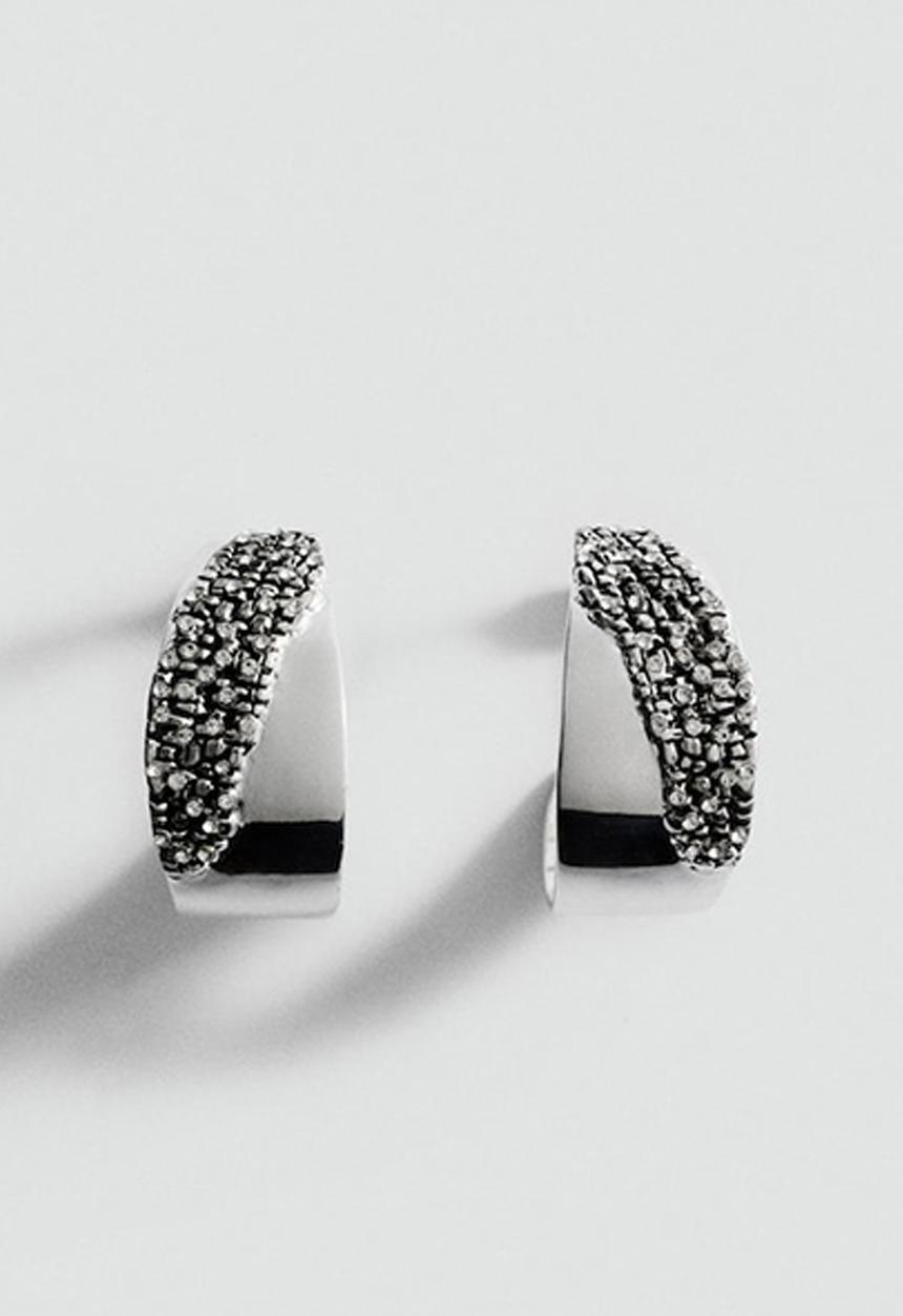 MANGO - Earrings nuria - silver