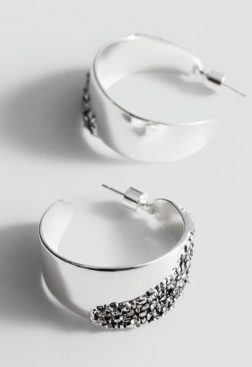 MANGO - Earrings nuria - silver