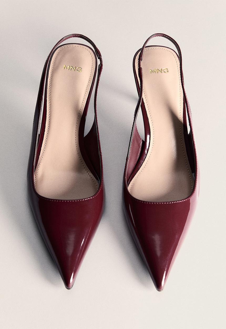 MANGO - Sunny heel - dark red
