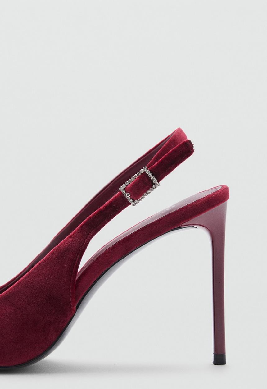 MANGO - Vanilla heel - red