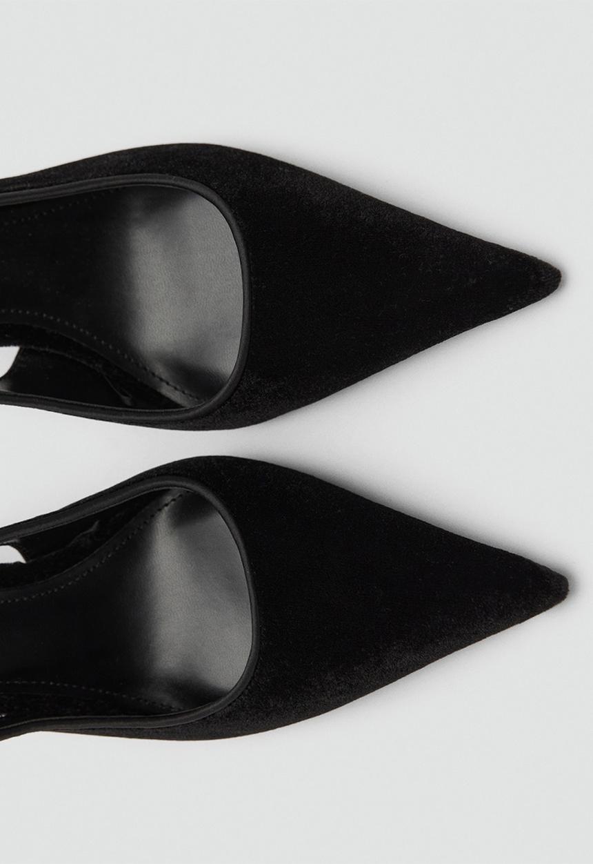 MANGO - Choconut heel - black