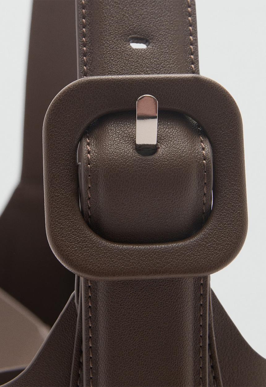 MANGO - Bag g winnie - dark brown