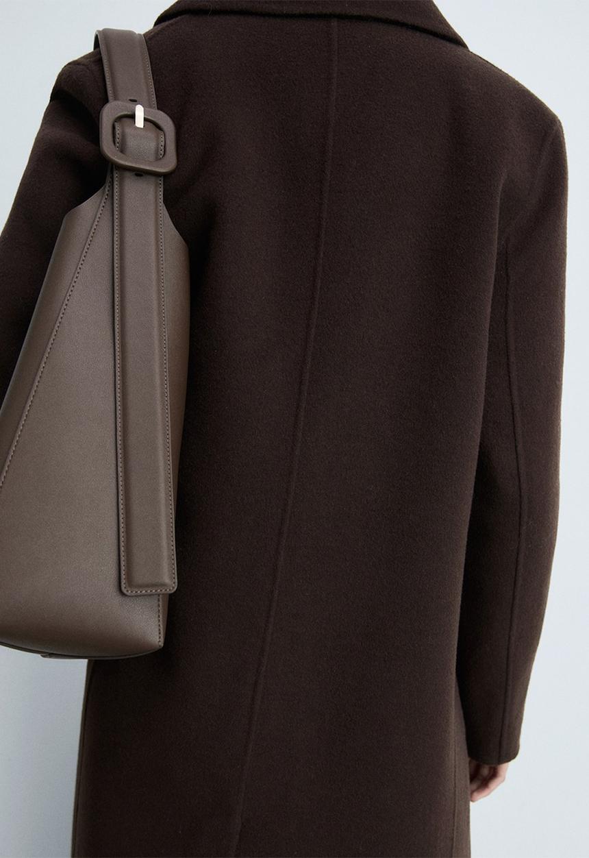 MANGO - Bag g winnie - dark brown