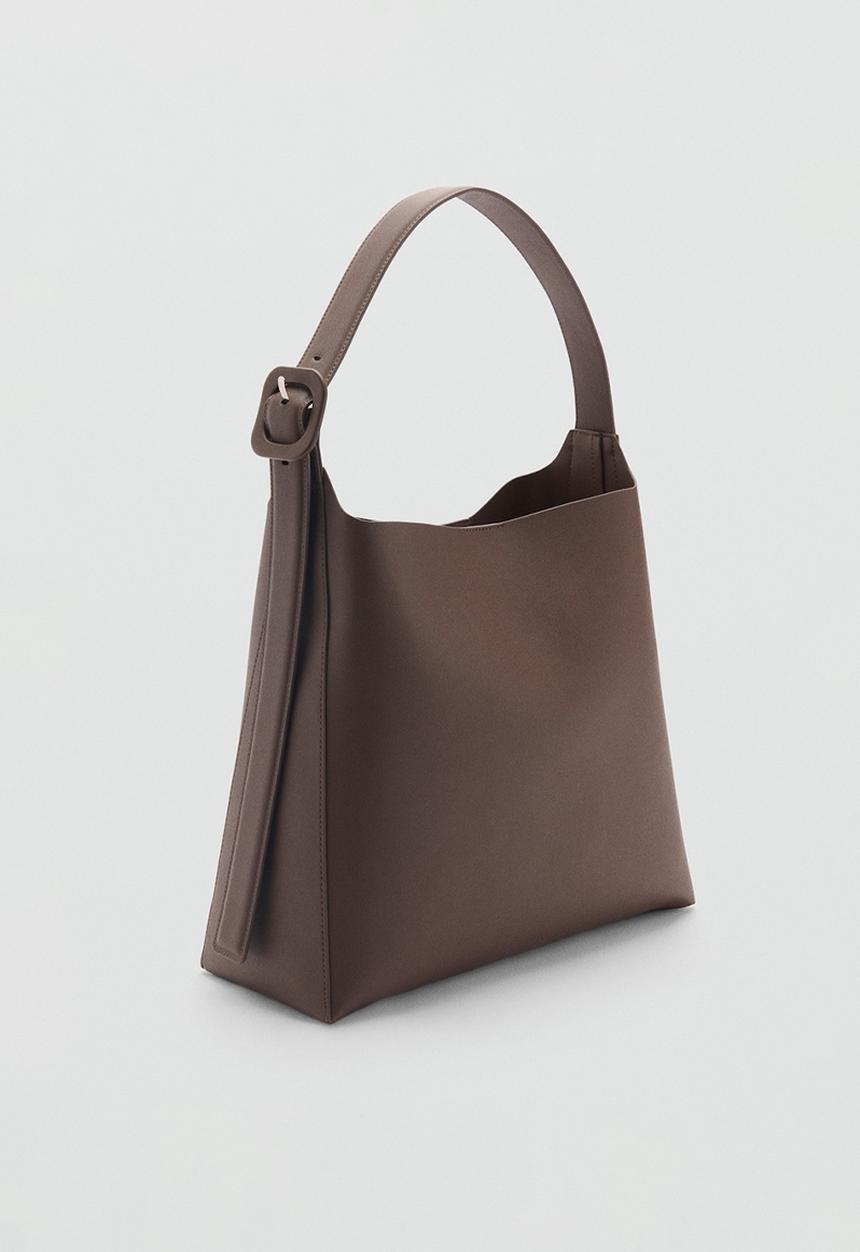 MANGO - Bag g winnie - dark brown