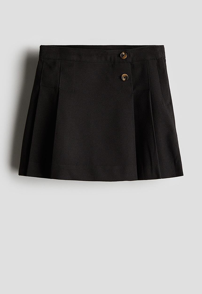 H&M - Pleated skirt - Black