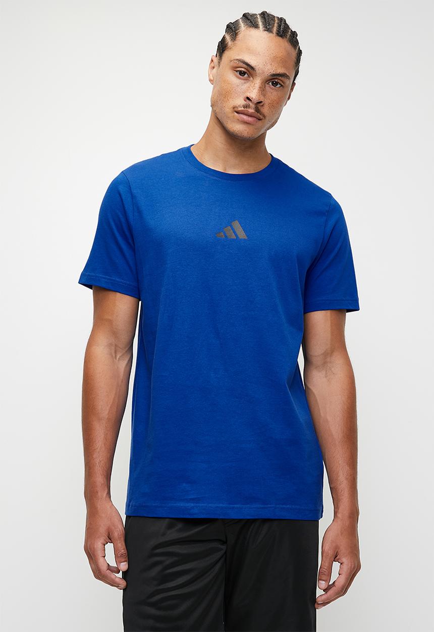 adidas Performance - Small Logo Sl Sj T 4 Royal  - Blue