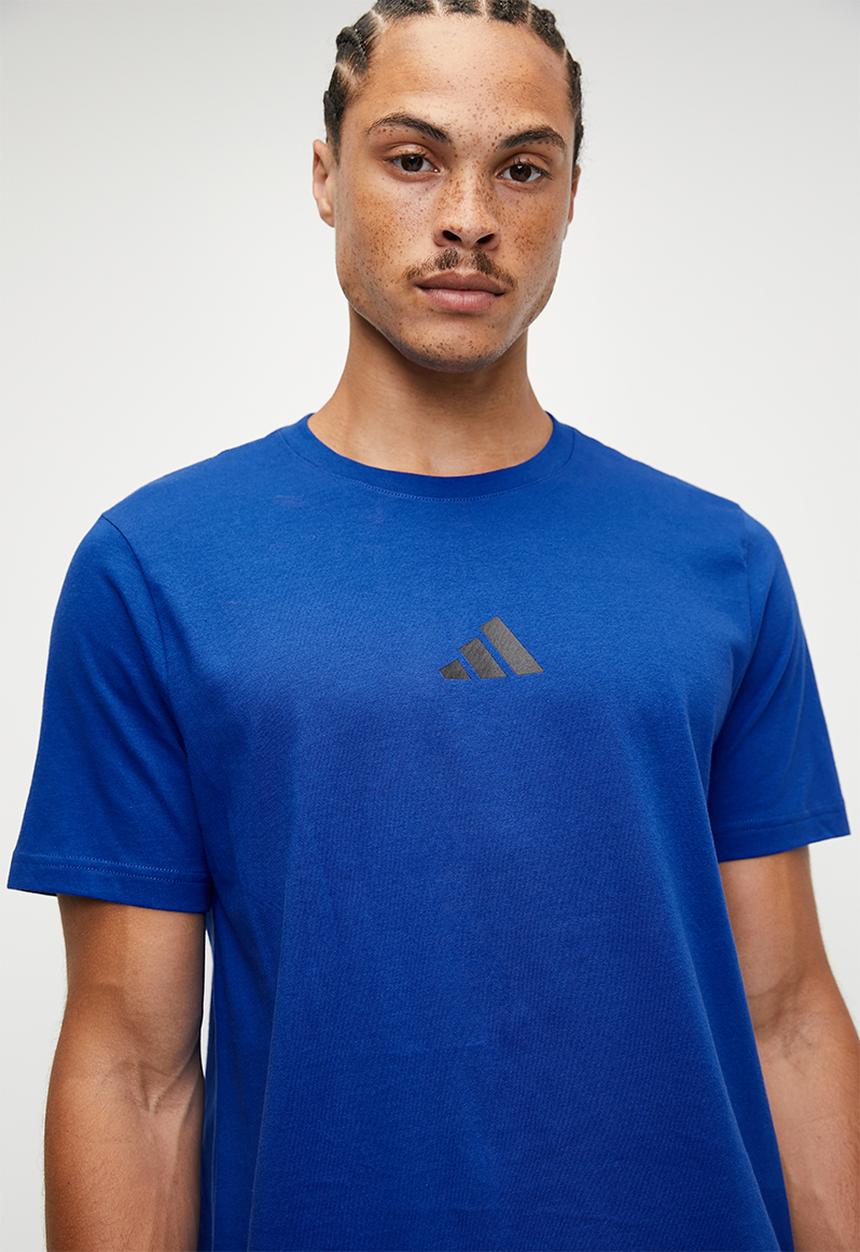 adidas Performance - Small Logo Sl Sj T 4 Royal  - Blue