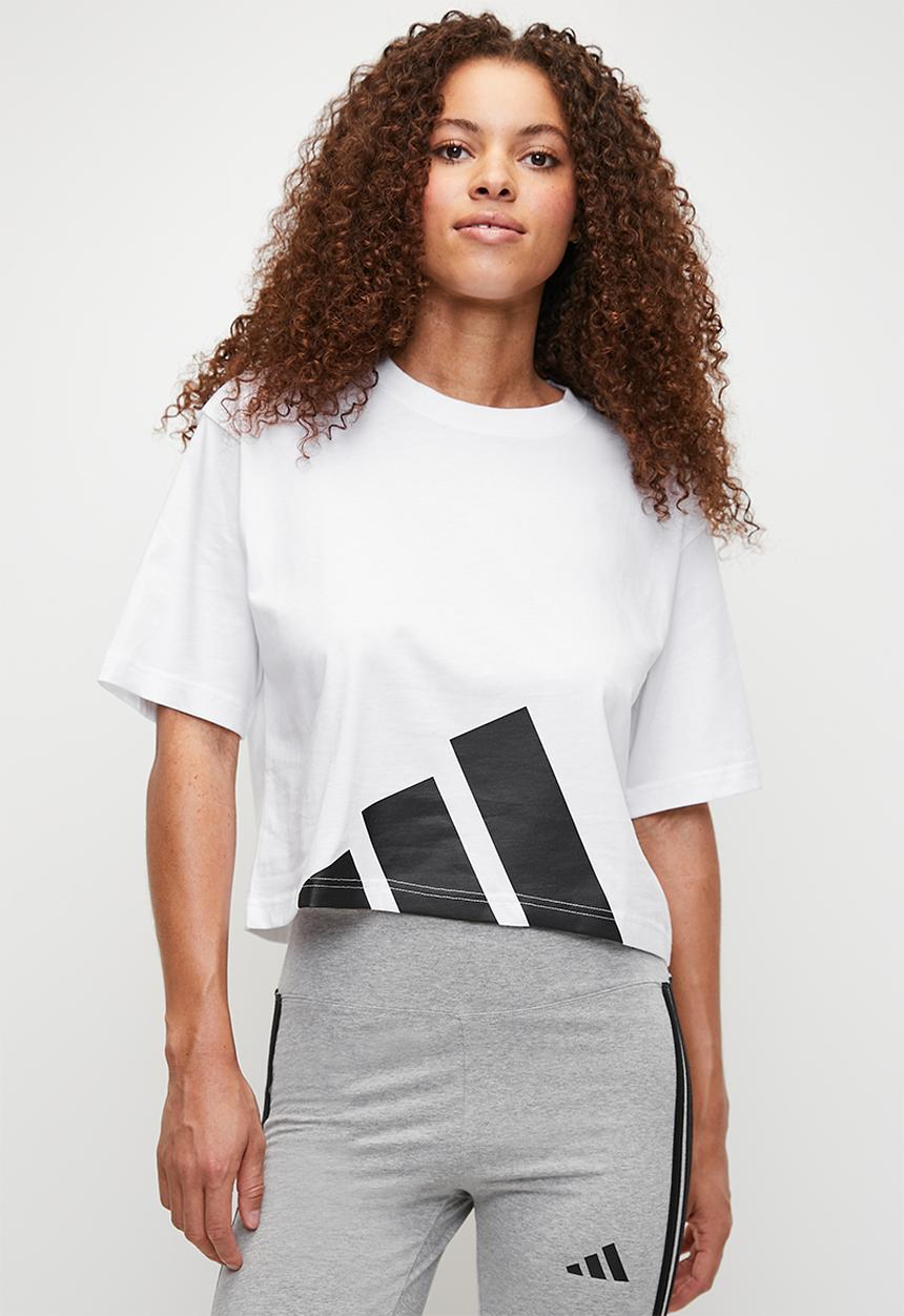 adidas Performance - Boyfriend Tee - White/Black