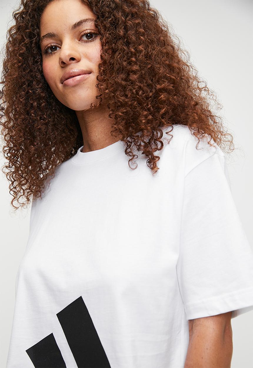 adidas Performance - Boyfriend Tee - White/Black