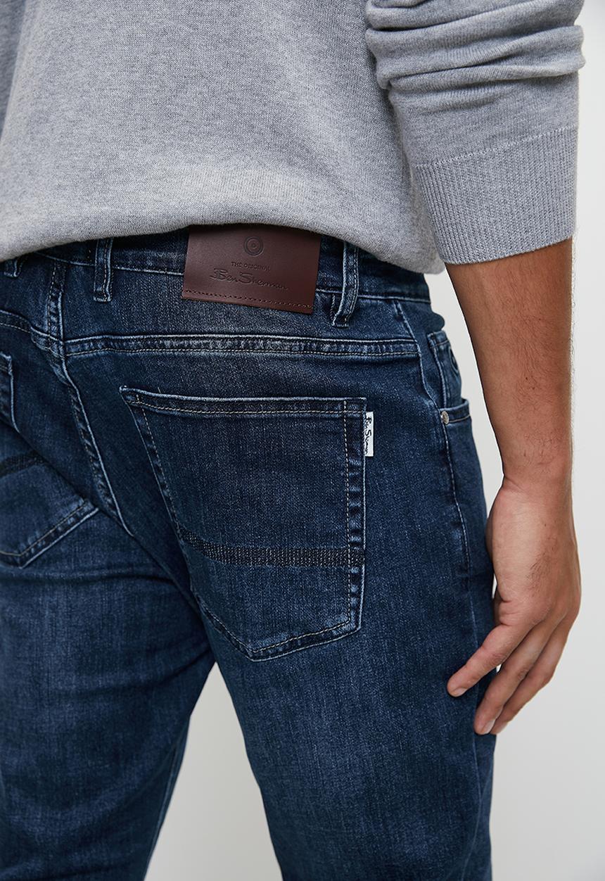 Ben Sherman - Straight Fit Classic Denim - Mid Blue