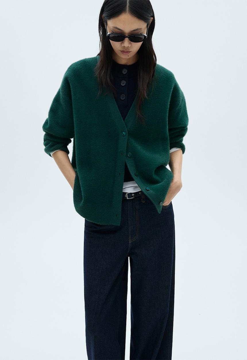MANGO - Cardigan duckie - dark blue