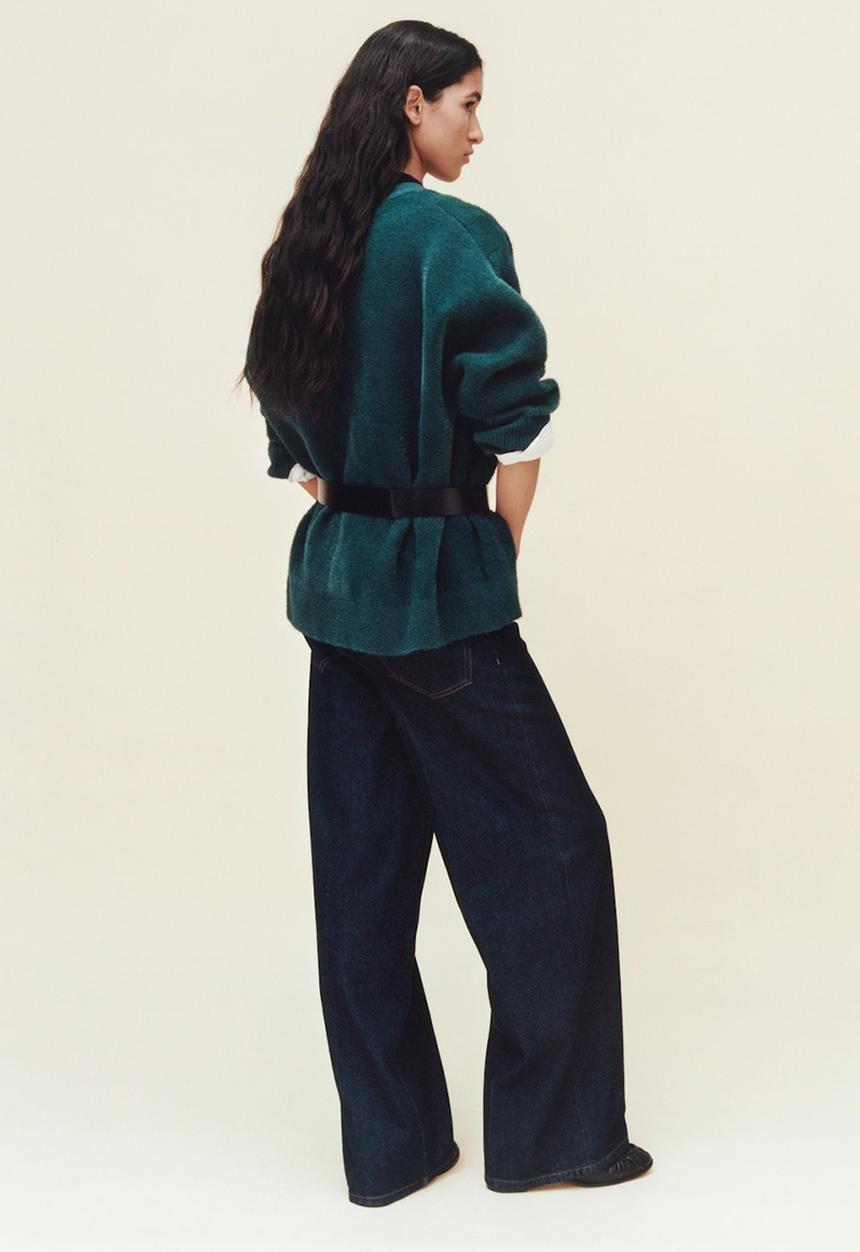 MANGO - Cardigan duckie - dark blue