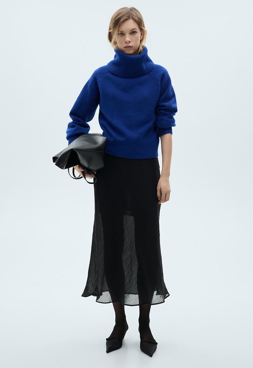 MANGO - Sweater femfatal - blue