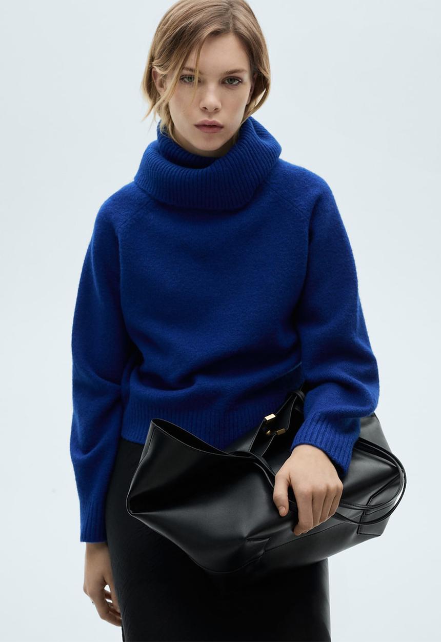 MANGO - Sweater femfatal - blue