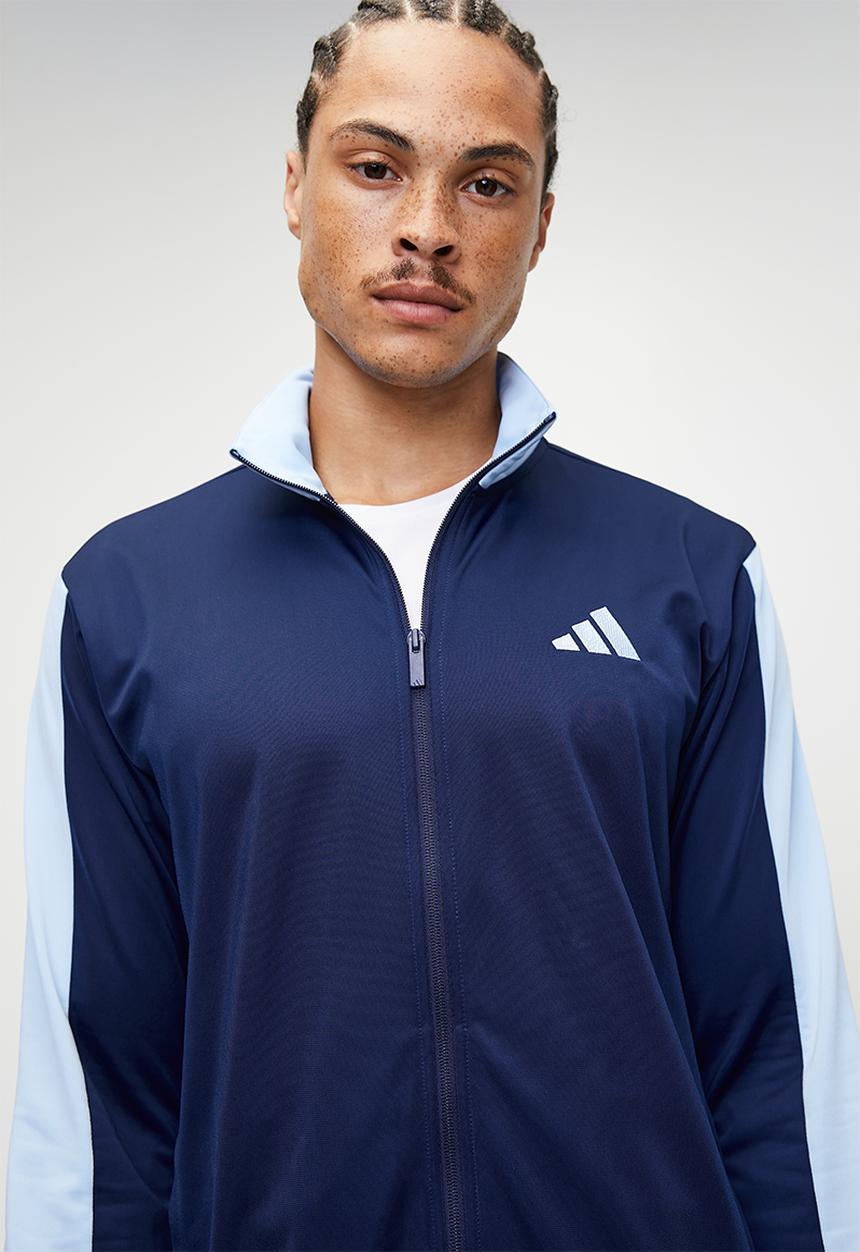 adidas Performance - Sportswear Basic Tricot Colorblock Track Suit	 - Blue