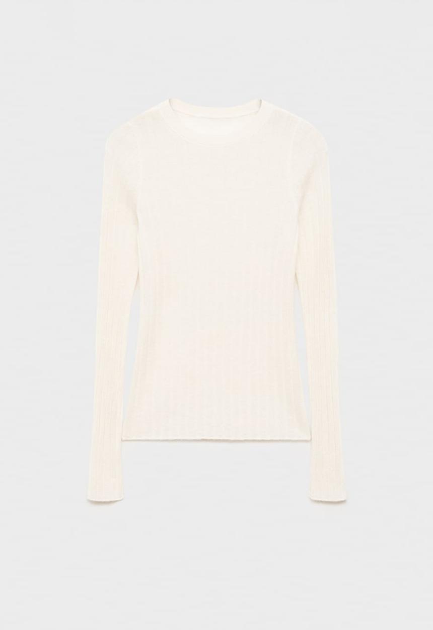 MANGO - Sweater gardenia - natural