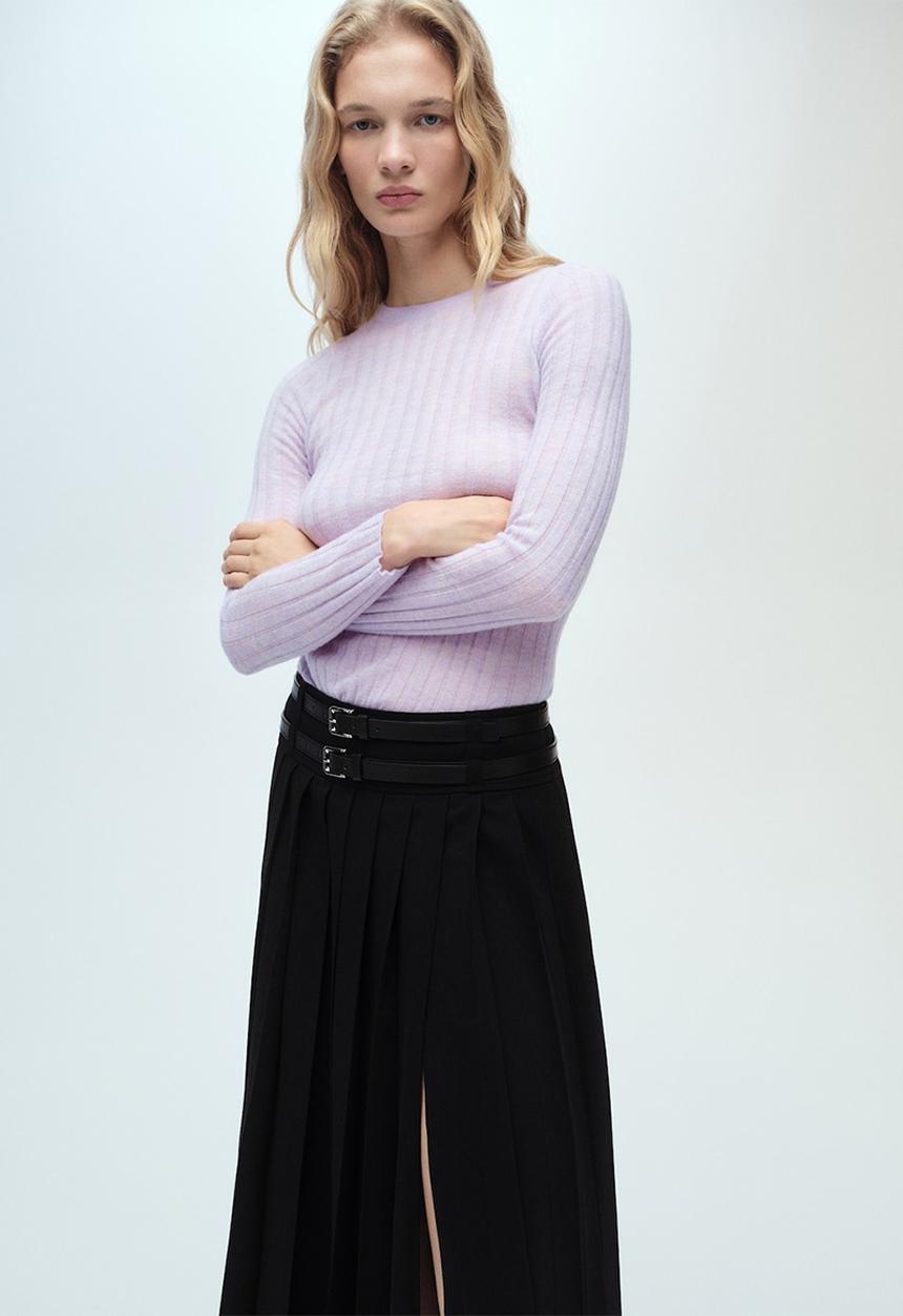 MANGO - Sweater gardenia - purple