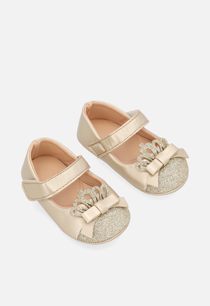 Pop Candy - Bow décor pumps - gold