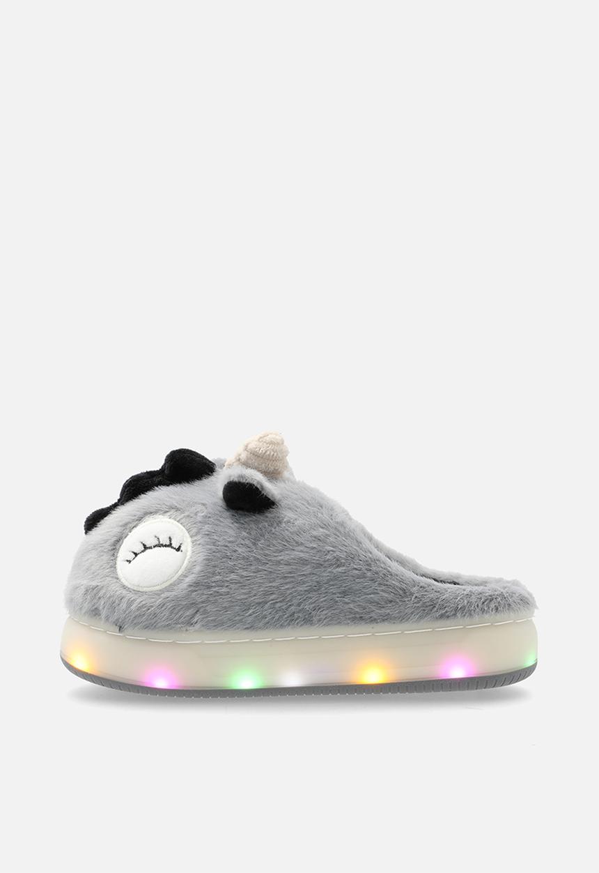 Pop Candy - Light up slippers - grey