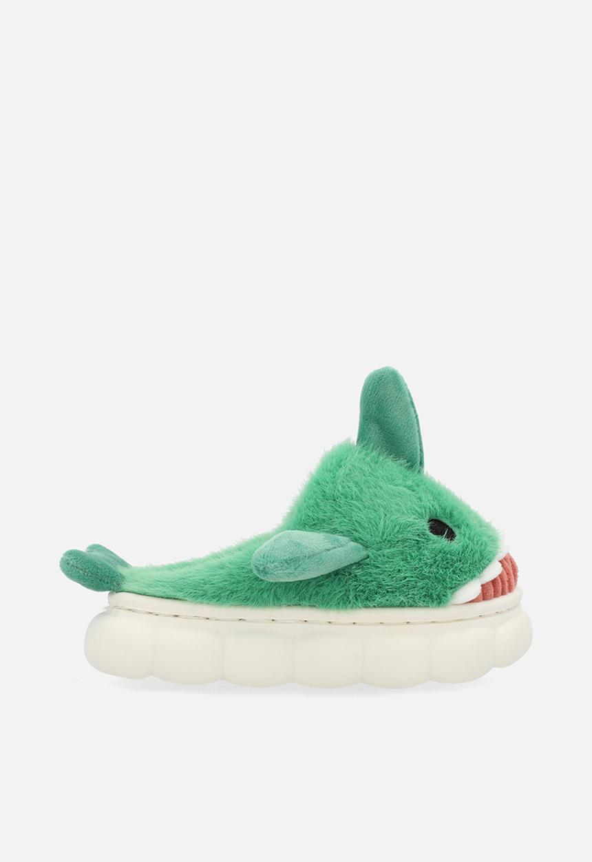 Pop Candy - Novelty slippers - green & white