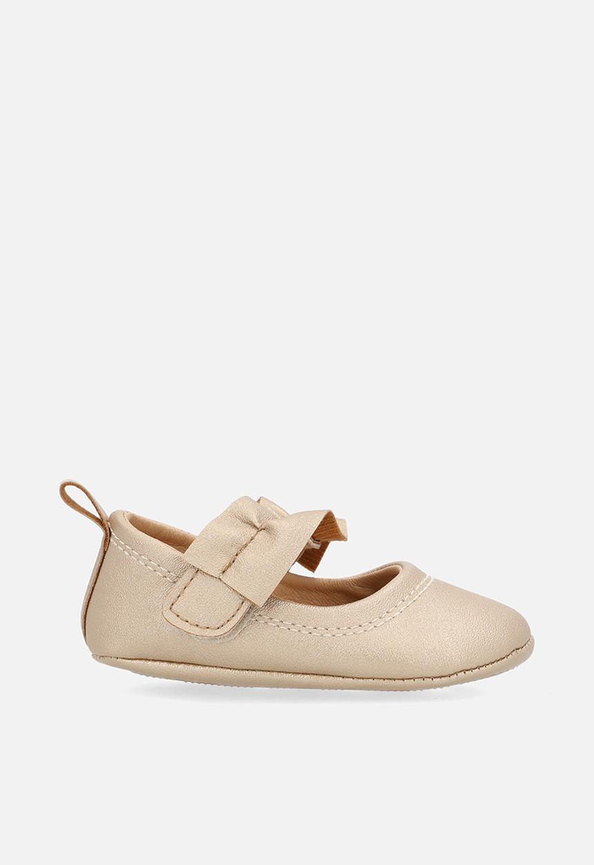 Pop Candy - Ruched strap pumps - gold