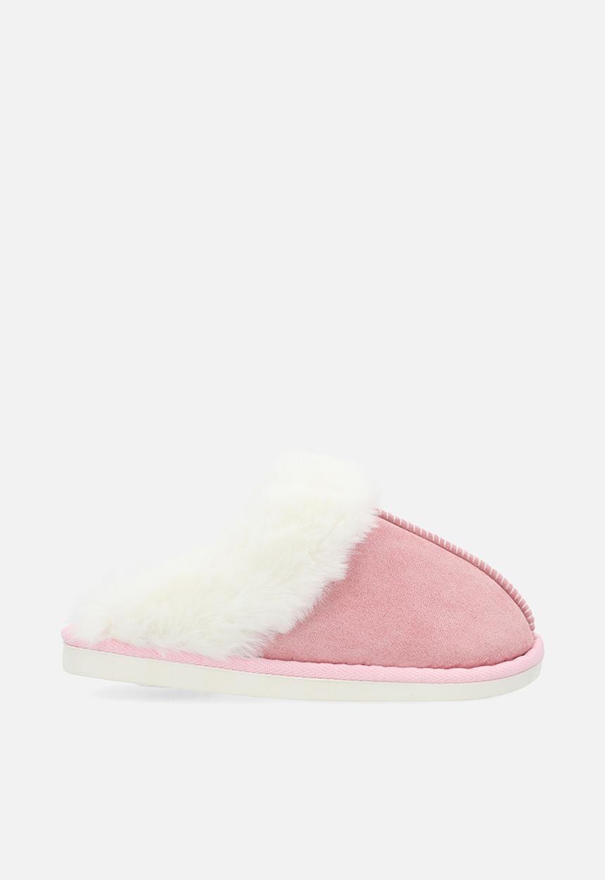 Pop Candy - Shearling lined slippers-pink