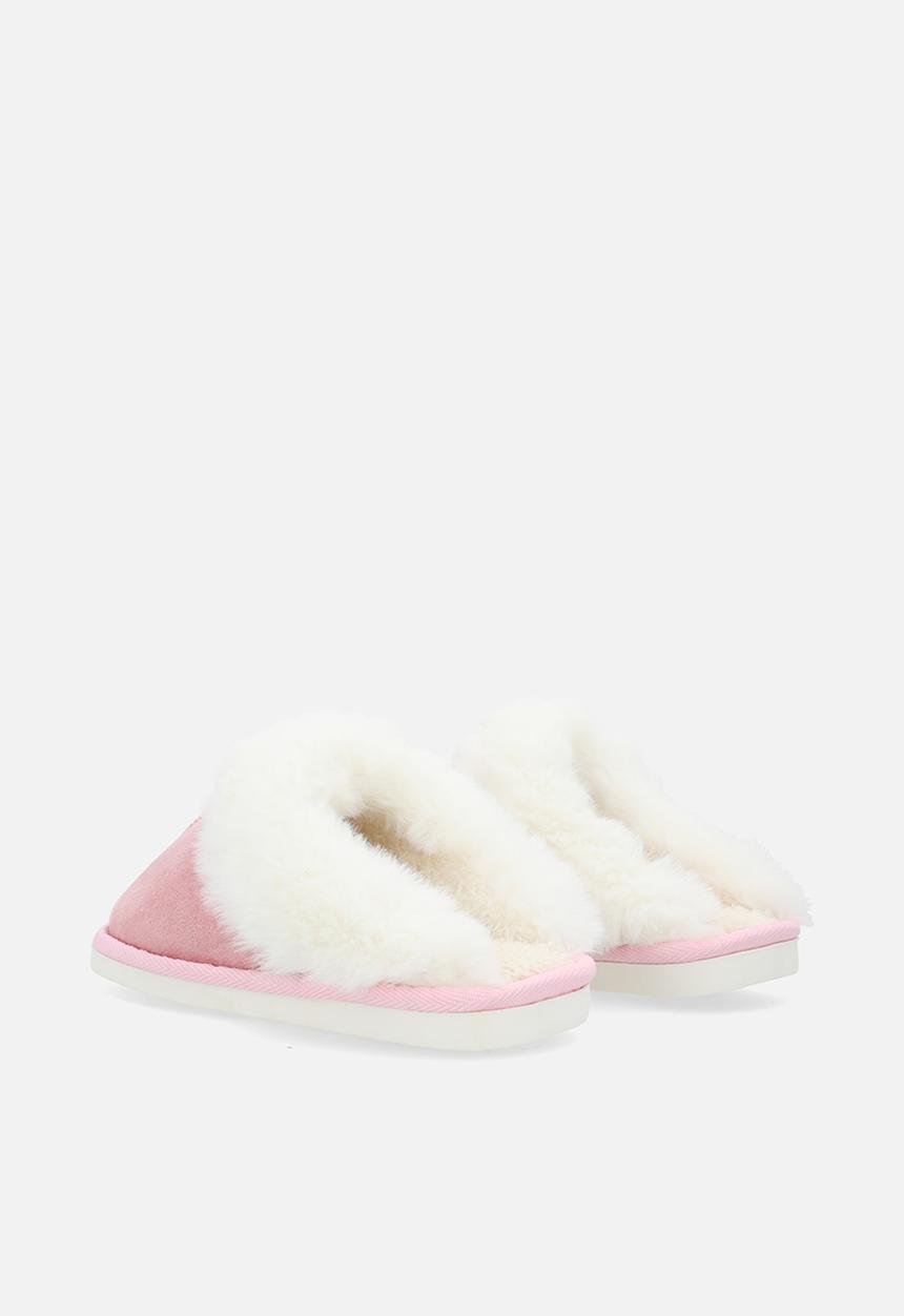 Pop Candy - Shearling lined slippers-pink